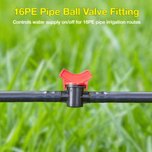 Load image into Gallery viewer, Garden Hose Tap Irrigation Water Valve DN4 DN8 DN15 PE Tube Waterstop Connector for 4mm-25mm Drip Irrigation Hose
