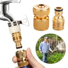 Load image into Gallery viewer, 2/6 PCS EU Standard Hose Fitting Kits 1/2" &amp; 3/4" Faucet Fittings with 13-16mm Garden Pipe Quick Couplings
