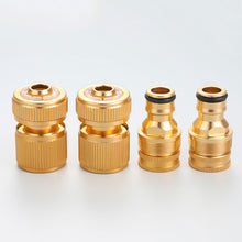 Load image into Gallery viewer, 2/6 PCS EU Standard Hose Fitting Kits 1/2" &amp; 3/4" Faucet Fittings with 13-16mm Garden Pipe Quick Couplings
