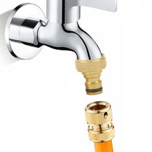 Load image into Gallery viewer, 2/6 PCS EU Standard Hose Fitting Kits 1/2" &amp; 3/4" Faucet Fittings with 13-16mm Garden Pipe Quick Couplings
