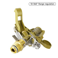 Load image into Gallery viewer, 1PC Metal Pulsating Sprinkler 1/2" 3/4" 360 Degree Rocker Arm Rotating Lawn Sprinkler for Garden Irrigation
