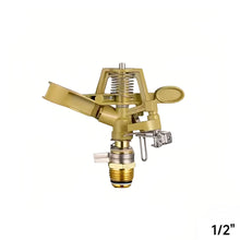 Load image into Gallery viewer, 1PC Metal Pulsating Sprinkler 1/2" 3/4" 360 Degree Rocker Arm Rotating Lawn Sprinkler for Garden Irrigation
