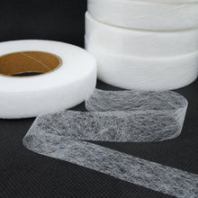 Load image into Gallery viewer, Self Adhesive Iron On Hem Tape Double Sided Hot Melt Tape DIY Jean Clothes Length Shorten Sewing Accessory for Hat Garment
