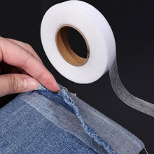 Load image into Gallery viewer, Self Adhesive Iron On Hem Tape Double Sided Hot Melt Tape DIY Jean Clothes Length Shorten Sewing Accessory for Hat Garment
