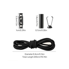 Load image into Gallery viewer, 2M Elastic Drawstring Rope with Threader and Cord Lock Stopper Strong Elastic Waistband Strap DIY Sewing Accessories for Sweatpants
