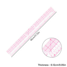 Load image into Gallery viewer, Flexible French Curve Ruler Clear Metric Tailoring Template for Dressmaking Pattern Drafting DIY Sewing Projects
