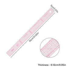 Load image into Gallery viewer, Flexible French Curve Ruler Clear Metric Tailoring Template for Dressmaking Pattern Drafting DIY Sewing Projects
