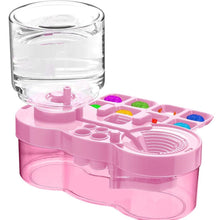 Load image into Gallery viewer, Automatic Water Circulation Paint Brush Cleaner with Paint Tray Drain Button Multifunctional Rinse Cup for Watercolor Oil Painting Kids Art Supplies
