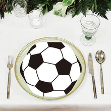 Load image into Gallery viewer, 20PCS Football Shaped Disposable Napkins Soccer Party Tableware for Kids Boys Sports Birthday Table Decoration Supplies
