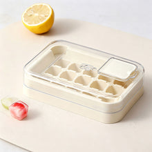 Load image into Gallery viewer, Press Silicone Ice Cube Tray with Lid and Storage Bin One-piece Ice Maker Mold Box Kitchen Bar Accessories
