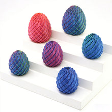 Load image into Gallery viewer, 3D Printed Articulated Dragon Egg Flexible Fidget Toy Gradient Dragon Model Desktop Decor Stress Relief Surprise Gift for Kids Adults

