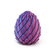 Load image into Gallery viewer, 3D Printed Articulated Dragon Egg Flexible Fidget Toy Gradient Dragon Model Desktop Decor Stress Relief Surprise Gift for Kids Adults
