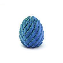 Load image into Gallery viewer, 3D Printed Articulated Dragon Egg Flexible Fidget Toy Gradient Dragon Model Desktop Decor Stress Relief Surprise Gift for Kids Adults
