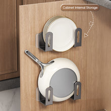 Load image into Gallery viewer, 1 Pair Wall Mounted Multifunctional Storage Rack Pot Lid Cutting Board Sponge Organizer For Kitchen Bathroom
