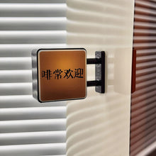Load image into Gallery viewer, Mini Luminous Lightbox Fridge Magnet Retro Coffee Style Magnetic Home Decoration Creative Home Ornament Gift
