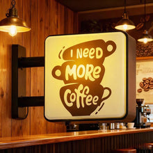 Load image into Gallery viewer, Mini Luminous Lightbox Fridge Magnet Retro Coffee Style Magnetic Home Decoration Creative Home Ornament Gift
