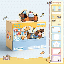 Load image into Gallery viewer, Cartoon Puppy Kitten Pull Out Sticky Notes Full Adhesive Marking Notepad Memo Stickers For Students Stationery Sullpies Gift
