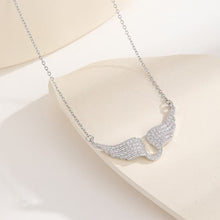 Load image into Gallery viewer, Fashion Angel Wing Pendant Necklace Titanium Steel Clavicle Chain Elegant Jewelry Accessories For Women Daily Wedding Party Decoration
