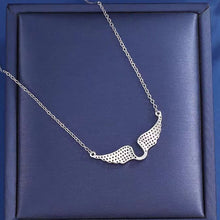 Load image into Gallery viewer, Fashion Angel Wing Pendant Necklace Titanium Steel Clavicle Chain Elegant Jewelry Accessories For Women Daily Wedding Party Decoration
