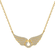 Load image into Gallery viewer, Fashion Angel Wing Pendant Necklace Titanium Steel Clavicle Chain Elegant Jewelry Accessories For Women Daily Wedding Party Decoration
