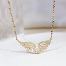 Load image into Gallery viewer, Fashion Angel Wing Pendant Necklace Titanium Steel Clavicle Chain Elegant Jewelry Accessories For Women Daily Wedding Party Decoration
