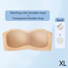 Load image into Gallery viewer, Wireless Strapless Bra For Women Anti Slip Seamless Small Bust Gathered Back Smoothing Invisible Thin Summer Daily Underwear
