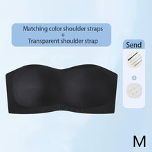 Load image into Gallery viewer, Wireless Strapless Bra For Women Anti Slip Seamless Small Bust Gathered Back Smoothing Invisible Thin Summer Daily Underwear
