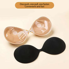 Load image into Gallery viewer, Invisible Silicone Strapless Adhesive Bra For Women Push Up Backless Breast Enhancer Sticky Nude Wedding Bikini Underwear
