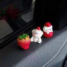 Load image into Gallery viewer, Cute Strawberry Dog Cartoon Anime Figure Toys Car Interior Ornament Gift Center Console Decoration Car Accessories
