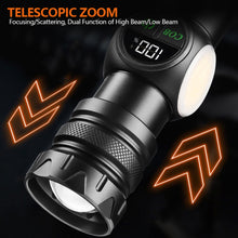 Load image into Gallery viewer, 10000000LM Strong Power Outdoor Zoom Lantern Flashlights USB Rechargeable Magnetic Tactical Torch With COB Side Light Camping Fishing Flashlight
