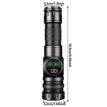 Load image into Gallery viewer, 10000000LM Strong Power Outdoor Zoom Lantern Flashlights USB Rechargeable Magnetic Tactical Torch With COB Side Light Camping Fishing Flashlight
