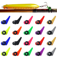 Load image into Gallery viewer, 10PCS Hook Keeper for Fishing Rod with Silicone Ring Plastic Lure Hook Fixer Portable Fishing Accessory
