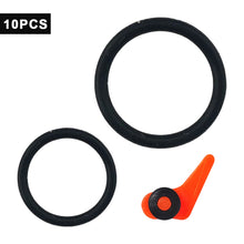 Load image into Gallery viewer, 10PCS Hook Keeper for Fishing Rod with Silicone Ring Plastic Lure Hook Fixer Portable Fishing Accessory
