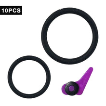 Load image into Gallery viewer, 10PCS Hook Keeper for Fishing Rod with Silicone Ring Plastic Lure Hook Fixer Portable Fishing Accessory
