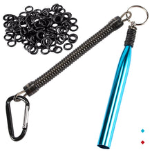 Load image into Gallery viewer, Aluminum Alloy Bait Binding Stick Wacky Rig Soft Bait Holder Fishing Tackle Accessory
