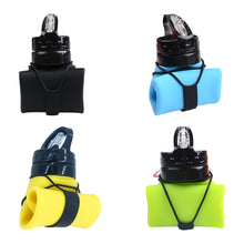 Load image into Gallery viewer, 600ML Portable Collapsible Silicone Bottle with Straw and Handle For Outdoor Hiking Cycling Camping
