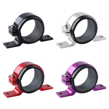 Load image into Gallery viewer, Aluminum Universal Car Fuel Filter Mounting Bracket Oil Gas Fuel Pump Clamp Holder Universal Single Filter Clamp Cradle 60mm
