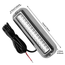 Load image into Gallery viewer, 60W 42LED Marine Boat Light Waterproof Underwater Courtesy Light Sailboats Pontoon Transom Light Stair Deck Side Light

