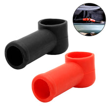 Load image into Gallery viewer, Universal Rubber Car Battery Positive Negative Positive Negative Terminal Covers Top Post Cap Protection Insulate Case Battery Wire Connectors Caps
