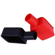 Load image into Gallery viewer, 2Pcs Rubber Car Motorcycles Battery Negative Positive Terminal Cover Cap Boot Battery Wire Connectors Caps Protection Insulate Case
