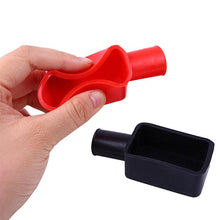 Load image into Gallery viewer, 2Pcs Rubber Car Motorcycles Battery Negative Positive Terminal Cover Cap Boot Battery Wire Connectors Caps Protection Insulate Case
