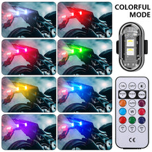 Load image into Gallery viewer, Wireless Remote Control Motorcycle LED Strobe Light Flash Anti-collision Warning Lamp Waterproof For Car Electric Vehicle Bicycle
