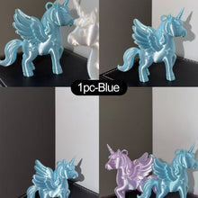 Load image into Gallery viewer, Cute 3D Printed Unicorn Keychain Bag Charm Lightweight Pendant for Purse Backpack Decoration Key Ring Accessory
