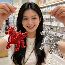 Load image into Gallery viewer, Cute 3D Printed Unicorn Keychain Bag Charm Lightweight Pendant for Purse Backpack Decoration Key Ring Accessory
