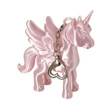 Load image into Gallery viewer, Cute 3D Printed Unicorn Keychain Bag Charm Lightweight Pendant for Purse Backpack Decoration Key Ring Accessory
