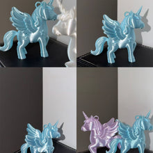 Load image into Gallery viewer, Cute 3D Printed Unicorn Keychain Bag Charm Lightweight Pendant for Purse Backpack Decoration Key Ring Accessory
