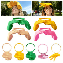Load image into Gallery viewer, 3D Printed Funny Palm Sized Sun Hat Hands Free Adjustable Summer Novelty Cap Creative Gag Gift for Beach Party &amp; Outdoor Travel
