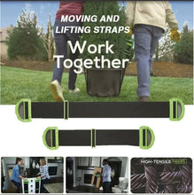 Load image into Gallery viewer, Adjustable Moving Straps with Handles Heavy Duty Support Belt for Lifting Furniture Heavy Object Ergonomic Lift Assist Tool Moving Supplies for Home Relocation
