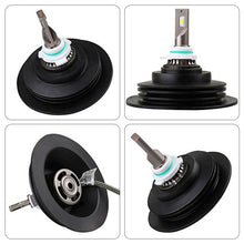 Load image into Gallery viewer, Universal Car Headlight Dust Cover Waterproof Soft Rubber LED Light Seal Cap for Headlight Bulb Protection Rear Assemble
