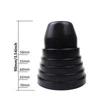 Load image into Gallery viewer, 75mm - 100m Car LED Headlight Rubber Dust Cover Universal Adjustable Rubber Waterproof Dustproof Headlamp Cover Seal Dust Cap
